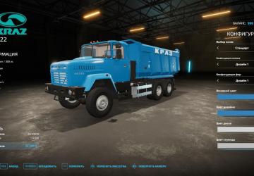 KrAZ-65032 version 1.0.0.0 for Farming Simulator 2022 (v1.13.x)