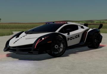 Lamborghini Veneno 2013 version 1.0.0.0 for Farming Simulator 2022 (v1.14.x)