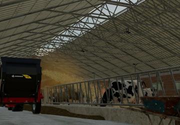 Large Cowshed version 1.0.0.0 for Farming Simulator 2022