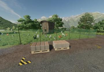 Large Outdoor Chicken Coop version 1.0.0.0 for Farming Simulator 2022
