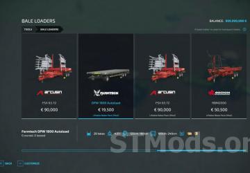Liftable Bales Pack version 1.1.1.0 for Farming Simulator 2022