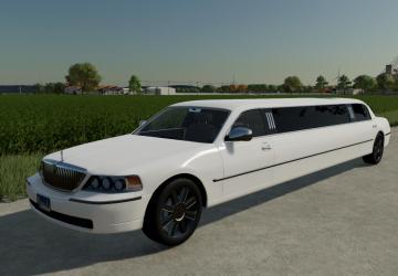 Lincoln Town Car Limousine version 1.0.0.0 for Farming Simulator 2022 (v1.7x)