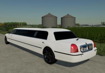 Lincoln Town Car Limousine version 1.0.0.0 for Farming Simulator 2022 (v1.7x)