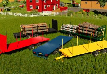 Lizard 28FT Timber Trailer version 1.0.0.0 for Farming Simulator 2022