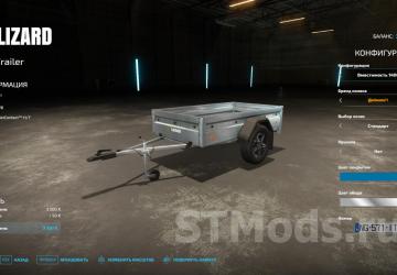Lizard Car Trailer version 1.2.0.1 for Farming Simulator 2022 (v1.13.x)