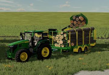 Lizard LT679 Short Log Trailer version 1.0.0.0 for Farming Simulator 2022