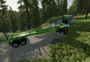 Lizard LT699 Semi Log Trailer version 1.0.0.0 for Farming Simulator 2022