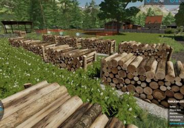 Log decoration version 1.0.0.0 for Farming Simulator 2022