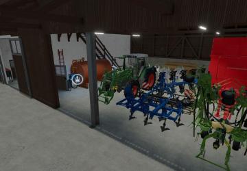 Machine Hall With Workshop version 1.0.0.0 for Farming Simulator 2022