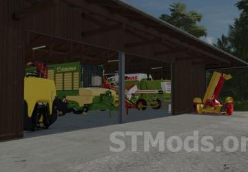 Machine Hall With Workshop version 1.1.0.0 for Farming Simulator 2022