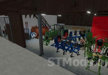 Machine Hall With Workshop version 1.1.0.0 for Farming Simulator 2022
