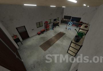 Machine Hall With Workshop version 1.1.0.0 for Farming Simulator 2022