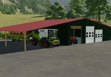 Machineshed With Canopy Roof version 1.0.0.0 for Farming Simulator 2022