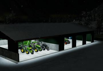 Machineshed With Workshop version 1.0.0.0 for Farming Simulator 2022