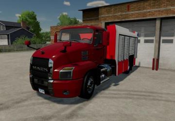 Mack Anthem Fire Truck version Beta for Farming Simulator 2022