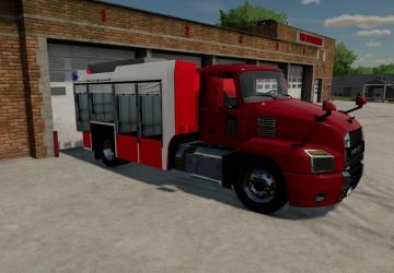 Mack Anthem Fire Truck version Beta for Farming Simulator 2022