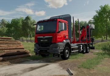 MAN TGS TG3 Woodtruck version 1.1 for Farming Simulator 2022 (v1.8x)