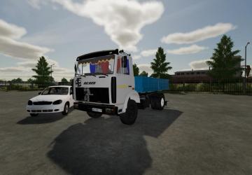MAZ 5337 Flatbed version 1.0 for Farming Simulator 2022 (v1.14.0.0)