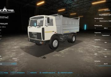 MAZ-5551 A2 version 1.2.0.0 for Farming Simulator 2022 (v1.13.x)