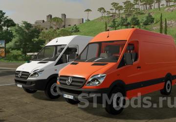 MB Sprinter 3x Palletautoload version 1.3.0.0 for Farming Simulator 2022 (v1.12x)