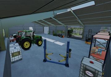Medium Metal Machine Hall version 1.0.0.0 for Farming Simulator 2022