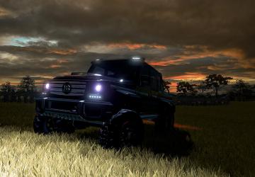 Mercedes-Benz Brabus B63S-700 6X6 version 1.1.0.0 for Farming Simulator 2022 (v1.8x)