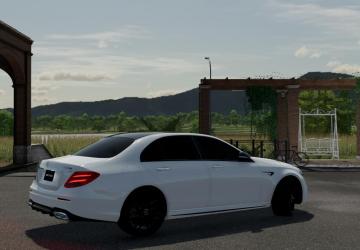 Mercedes-Benz E63S AMG 2018 version 1.0.0.0 for Farming Simulator 2022 (v1.6x)