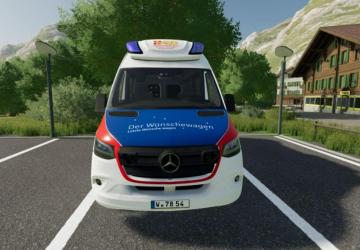 Mercedes Benz Sprinter ASB Wish Car version 1.0.0.0 for Farming Simulator 2022