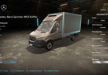 Mercedes-Benz Sprinter MK3 Koffer version 0.1 for Farming Simulator 2022 (v1.1x)