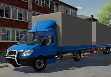 Mercedes-Benz Sprinter Pickup version 1.0.0.1 for Farming Simulator 2022 (v1.8x)