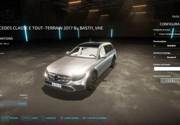 Mercedes Classe E 2017 version 1.0.0.0 for Farming Simulator 2022