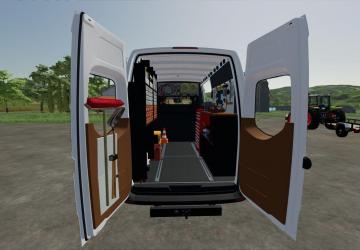 Mercedes Sprinter RWZ (Claas) version 1.0.0.1 for Farming Simulator 2022