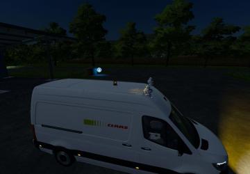 Mercedes Sprinter RWZ (Claas) version 1.0.0.1 for Farming Simulator 2022
