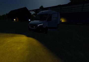 Mercedes Sprinter RWZ (Claas) version 1.0.0.1 for Farming Simulator 2022