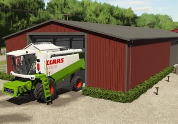 Metal Hall With Silo version 1.0.0.0 for Farming Simulator 2022