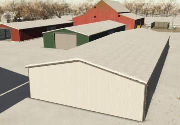 Metal Hall With Silo version 1.0.0.0 for Farming Simulator 2022