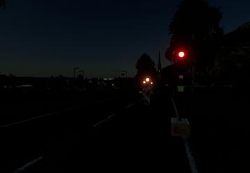 Mobile construction site traffic lights version 1.1.0.0 for Farming Simulator 2022
