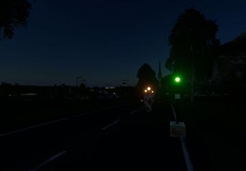 Mobile construction site traffic lights version 1.1.0.0 for Farming Simulator 2022