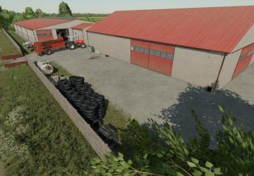 Modern Cow Barn And Garage Pack version 1.0.0.0 for Farming Simulator 2022