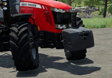 Mountable Weights Pack version 1.0.0.0 for Farming Simulator 2022