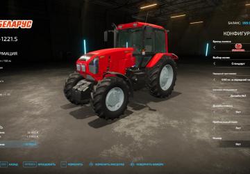 MTZ-1221.5 version 1.0.0.0 for Farming Simulator 2022 (v1.9x)