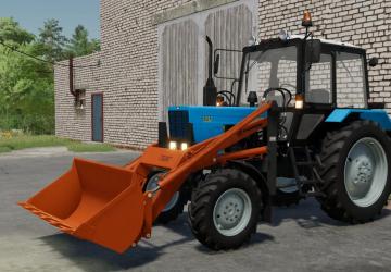 MTZ 800-1000 Series + PNF-750 Loader version 1.0.0.0 for Farming Simulator 2022 (v1.12x)