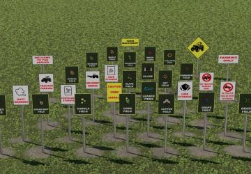 Multiplayer Sign Pack version 1.0.0.0 for Farming Simulator 2022