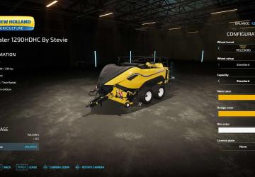 New Holland 1290HD High capacity baler version 1.0 for Farming Simulator 2022