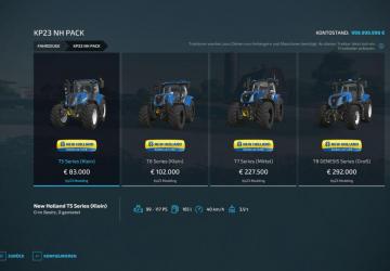 New Holland Pack version 1.2.0.0 for Farming Simulator 2022