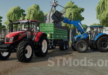 New Holland T5 Utility Pack version 1.1.0.0 for Farming Simulator 2022