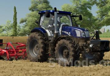 New Holland T6 Tier 4A version 1.0.1.0 for Farming Simulator 2022