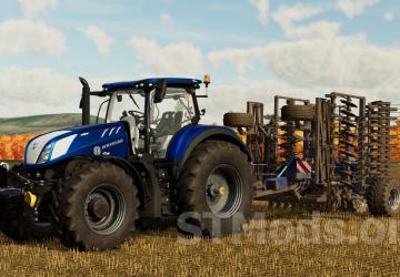 New Holland T7 HD Tier4F version 1.2.0.0 for Farming Simulator 2022