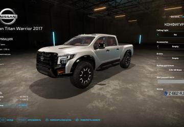 Nissan Titan Warrior version 1.0.0.0 for Farming Simulator 2022 (v1.6x)