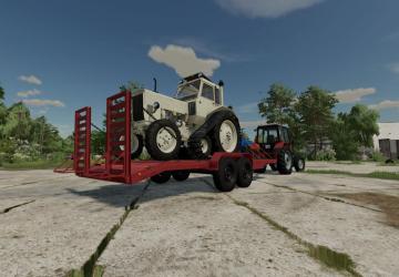 Low bed trailer version 1.0.0.0 for Farming Simulator 2022 (v1.3.1)